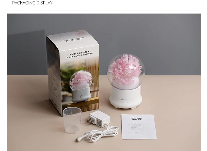 Air Purifier Preserved Flower Diffuser
