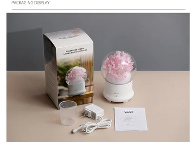 Air Purifier Preserved Flower Diffuser