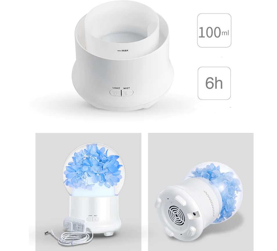 Air Purifier Preserved Flower Diffuser