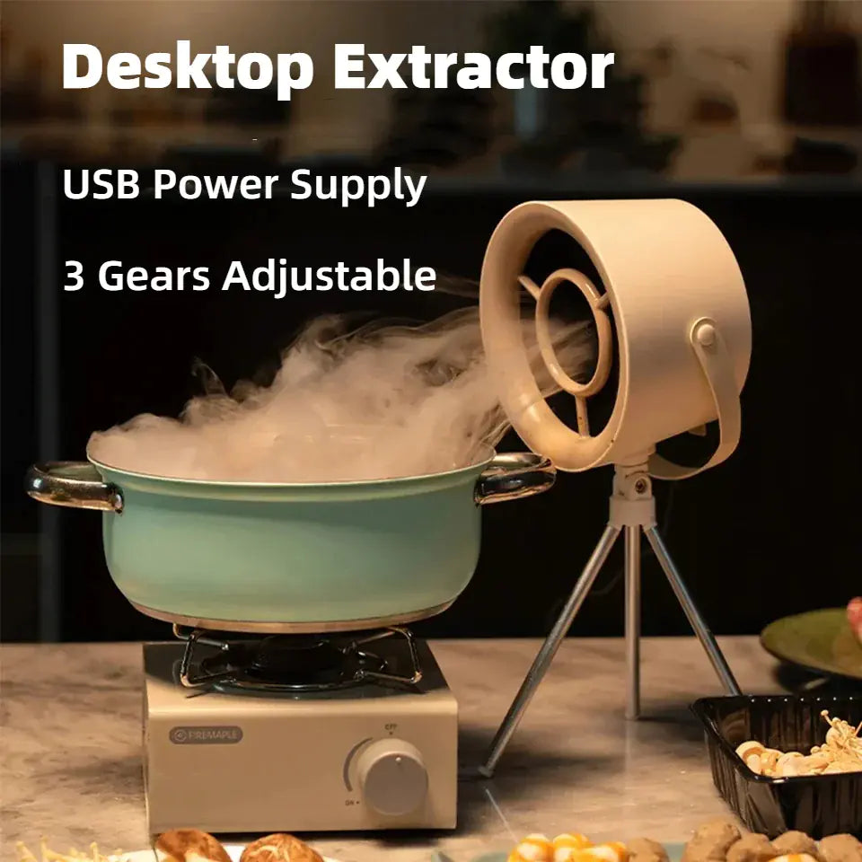 Portable Desktop Exhaust Fan for Kitchen Use
